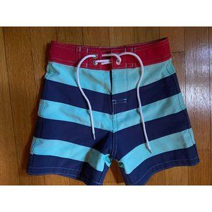 Greenlines Trunks Boys Size 2T Blue & Red Trunks I